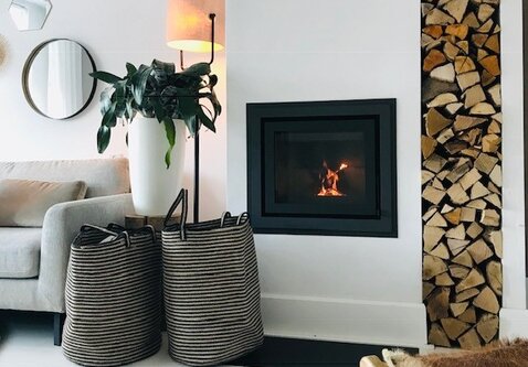 Project: Van Openhaard naar inzethaard.  Een warme en gezellige transformatie!