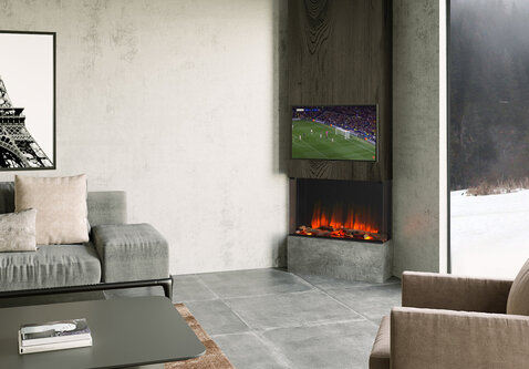 Charlton & Jenrick Polaris 840e | 87 cm | Elektrische haard