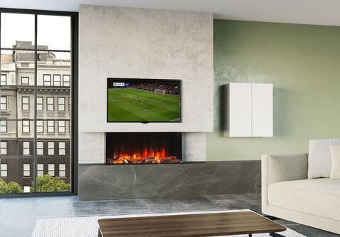 Charlton & Jenrick Polaris 1000 | 103 cm | Elektrische haard