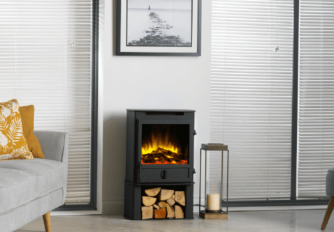 Charlton & Jenrick Fireline FP | 47 cm x 58,3 cm | elektrische kachel met rechte deur