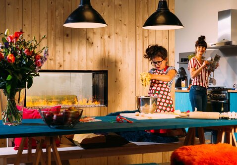 Faber E-Box 1000/450 ST Doorkijkhaard | 114 cm | Elektrische Doorkijkhaard