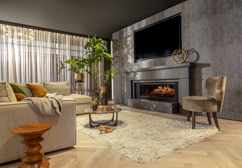 Kal-Fire E-one 130F | 131,1 cm | Elektrische inbouwhaard