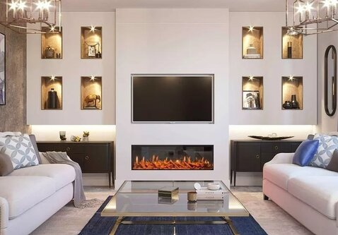 Fair Fires Tru Vizion Pano 1250 | 125 cm | elektrische inbouwhaard