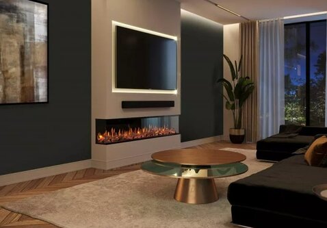 Fair Fires Tru Vizion Pano 2000 | 200 cm | elektrische inbouwhaard