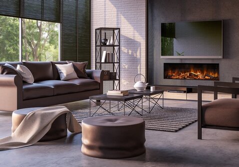 Element 4 Elite 150e | 150,5 cm | Elektrische inbouwhaard