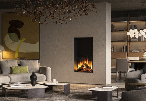 British Fires New Forest 1200 Tall | 72,2 cm | Elektrische Inbouwhaard