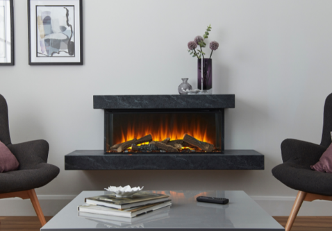 British Fires Brockenhurst 1200 | 173 cm | Elektrische hanghaard