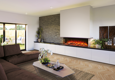 Fair Fires Tru Vizion Solution 1500 | 150 cm | Elektrische inbouwhaard