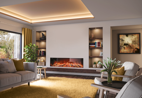 Fair Fires Tru Vizion Solution 1750 | 175 cm | Elektrische inbouwhaard