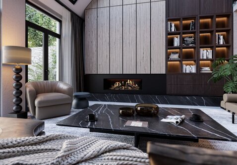 Dru Virtuo Evolve 130/3 | 145 cm | Elektrische inbouwhaard