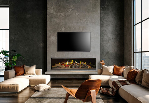 Kalfire E-one 160F | 161,1 cm | Elektrische inbouwhaard