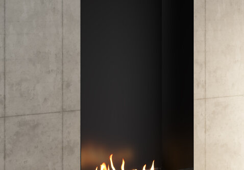 Neverdark Thermobox Firetec Verticaal Enkelzijdig bio-ethanol sfeerhaard