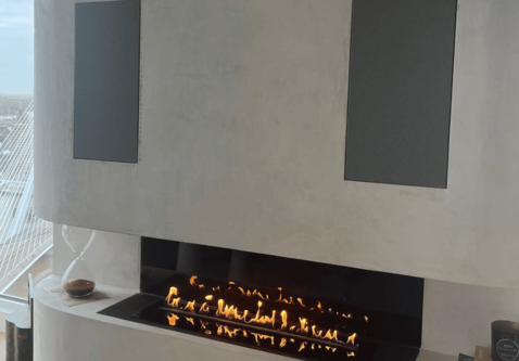 Neverdark Thermobox Automatic Driezijdig bio-ethanol sfeerhaard