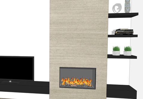 Elu W front 75/45 waterdamphaard