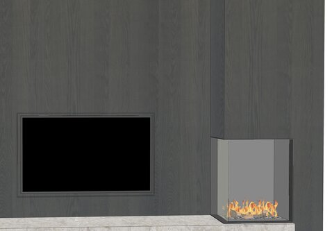 Elu W corner 60/80 Left/Right waterdamphaard