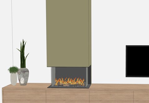 Elu W three sided 75/45 waterdamphaard