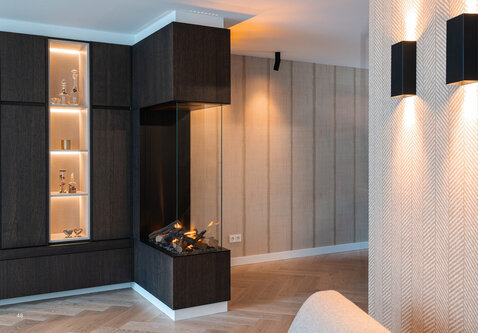 Elu W room divider 75/160 waterdamphaard