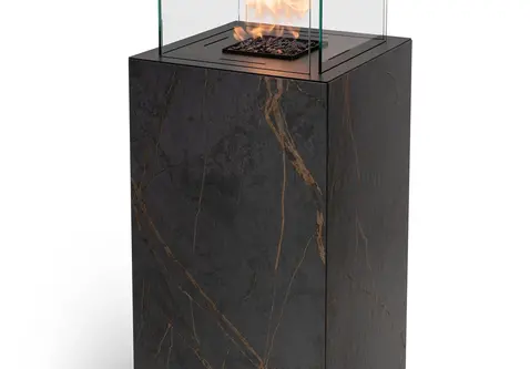 Porto Laurent Vrijstaande Bio-ethanol Haard met DEKTON bekleding