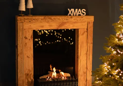 Basket Fire Logs Vrijstaande Bio-ethanol Haard