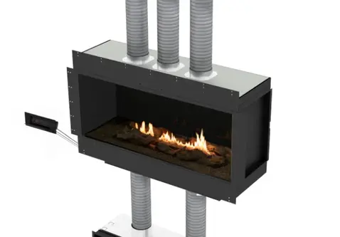 Panorama Front gesloten inbouwhaard