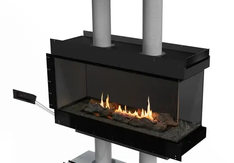 Panorama Rechterhoek gesloten inbouwhaard