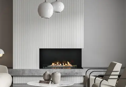 Neo 1000 Bio-ethanol Inbouwhaard driezijdig Fireplace