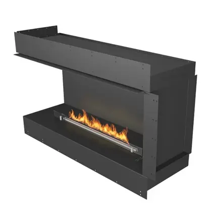 FORMA Primefire Firebox Linkerhoek Bio-ethanol Inbouwhaard 80-150cm