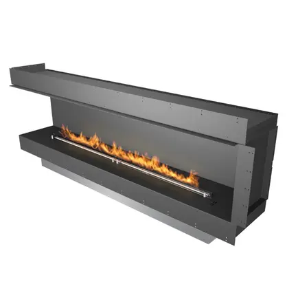 FORMA FLA4 (Plus) Firebox Linkerhoek Bio-ethanol Inbouwhaard 80-270cm