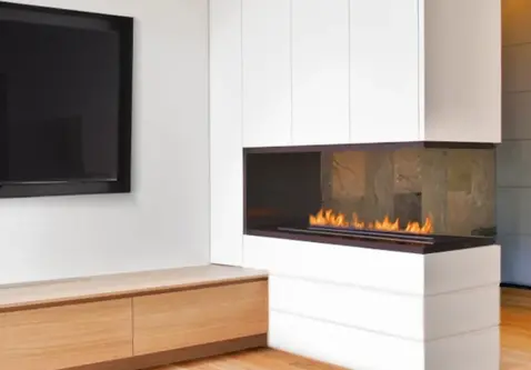 FORMA FLA4 (Plus) Firebox Roomdivider Bio-ethanol Inbouwhaard 80-270cm