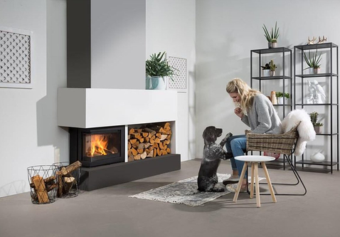 Wanders S60 hoek houthaard