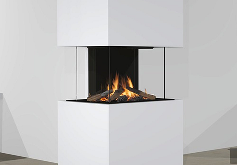 Wanders Danta 500 vierzijdig gas inbouwhaard