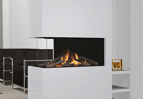 Wanders Danta 800 driezijdig gas inbouwhaard