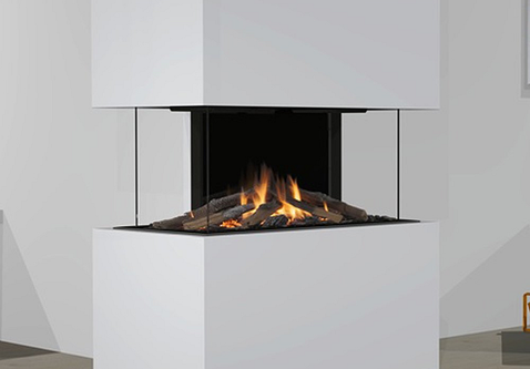 Wanders Danta 800 vierzijdig gas inbouwhaard