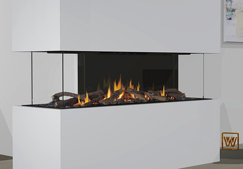 Wanders Danta 1400 vierzijdig gas inbouwhaard