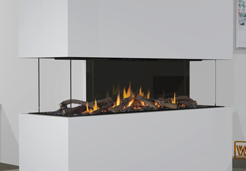 Wanders Danta 1400 vijfzijdig gas inbouwhaard