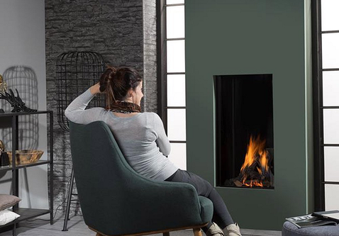 Wanders Lenga 500 front gas inbouwhaard