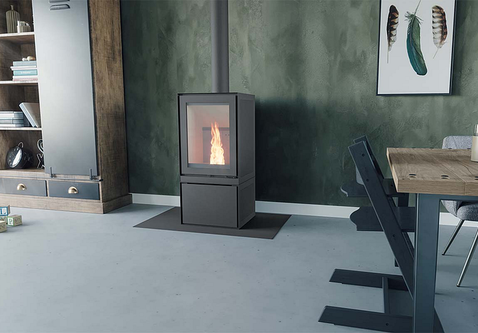 Altech Max H basis vrijstaande pelletkachel