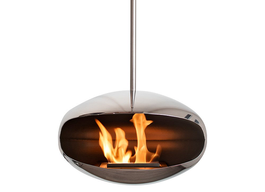 Cocoon Fires Aeris (RVS) Plafond bio-ethanol haard