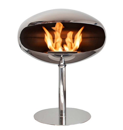 Cocoon Fires Pedestal (RVS) vrijstaande bio-ethanol haard