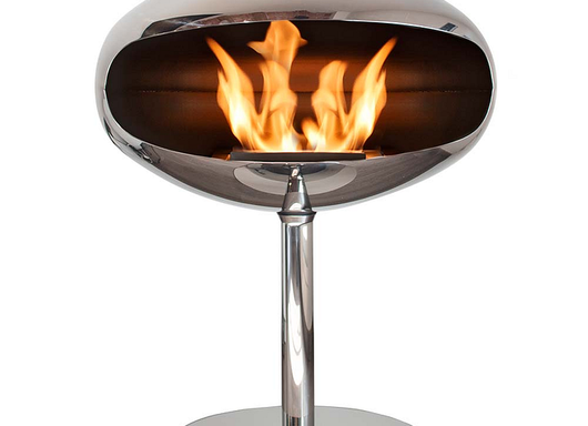 Cocoon Fires Pedestal (RVS) vrijstaande bio-ethanol haard