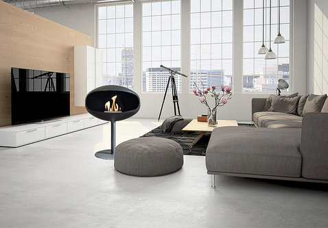 Cocoon Fires Pedestal (Zwart) vrijstaande bio-ethanol haard