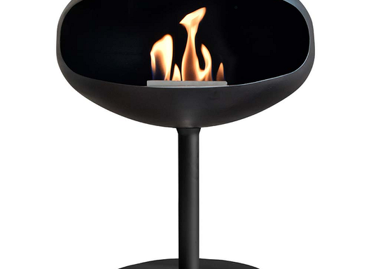 Cocoon Fires Pedestal (Zwart) vrijstaande bio-ethanol haard