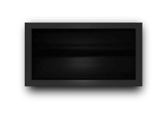 Icon Fires Slimline Firebox 1100 met Slimline 800 Brander