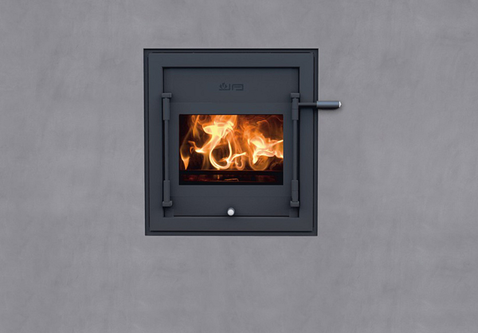 JAcobus 9 Kwadraat inbouw Houthaard