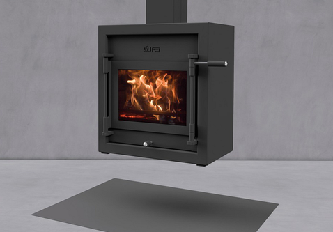 JAcobus 9 Kwadraat hangende Tunnel Houtkachel