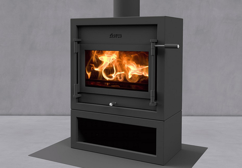 JAcobus 12 Kwadraat vrijstaande Houtkachel