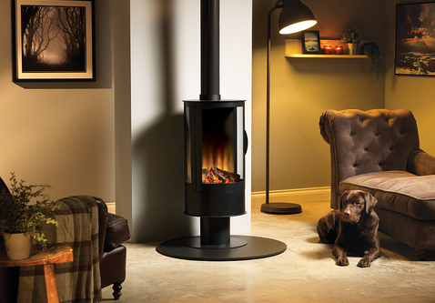 Fair Fires Tru Vizion Stove | 95 cm hoog | elektrische vrijstaande haard