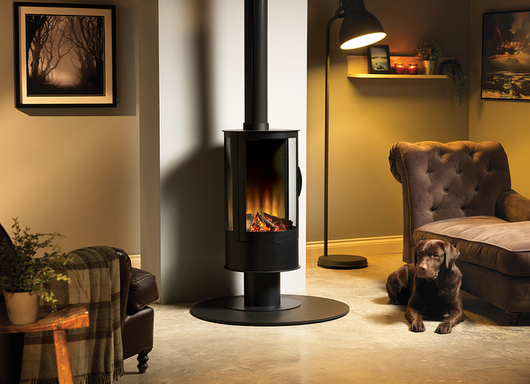 Fair Fires Tru Vizion Stove | 95 cm hoog | elektrische vrijstaande haard