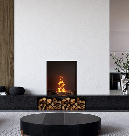 Element 4 Sky Front Bio | 105-185 cm hoog | Bio-ethanol haard