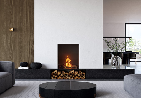 Element 4 Sky Front Bio | 105-185 cm hoog | Bio-ethanol haard